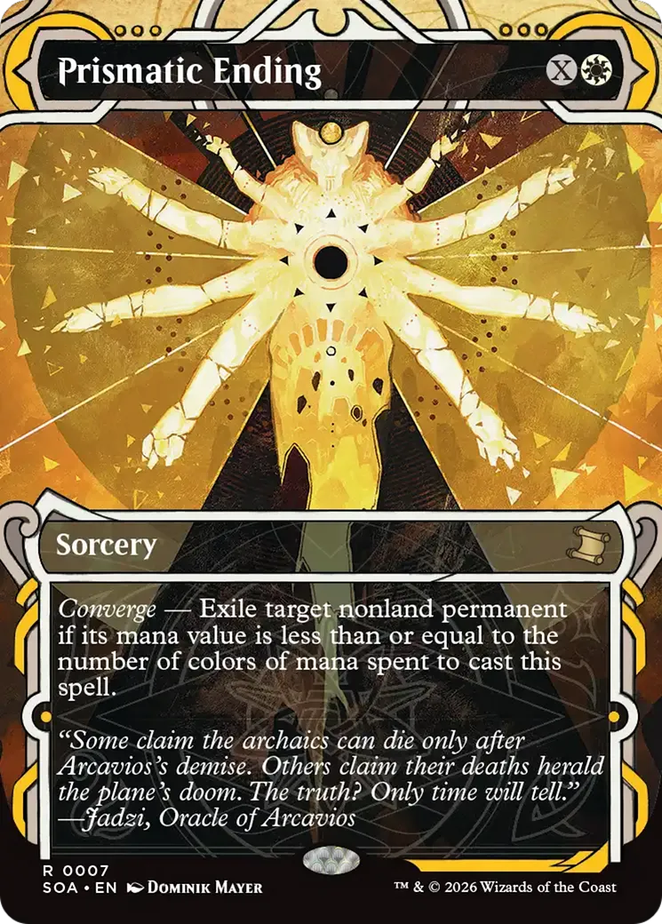 Prismatic Ending — Secrets of Strixhaven Mystical Archive — Magic: The Gathering