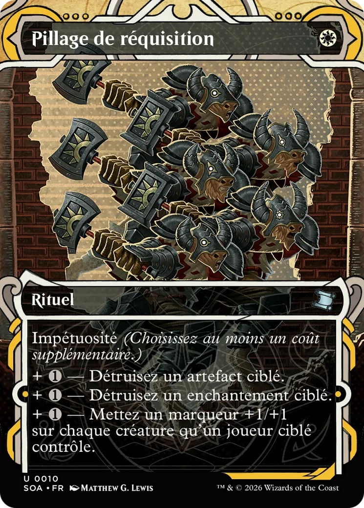 Pillage de réquisition — Secrets of Strixhaven Mystical Archive — Magic: The Gathering