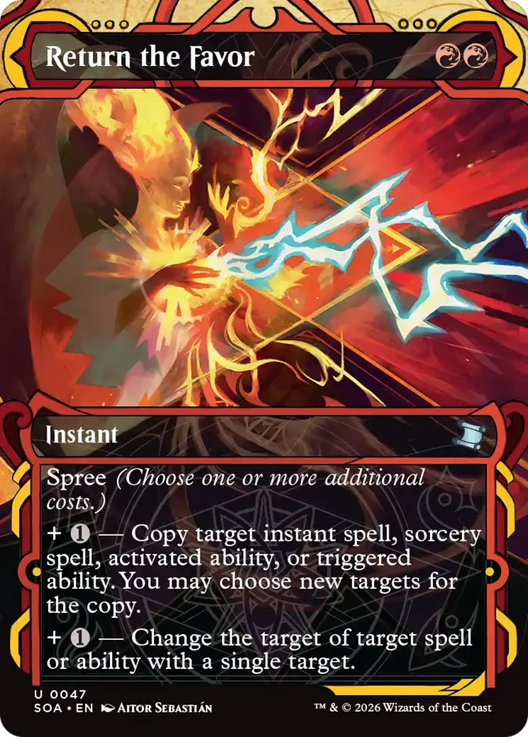 Return the Favor — Secrets of Strixhaven Mystical Archive — Magic: The Gathering