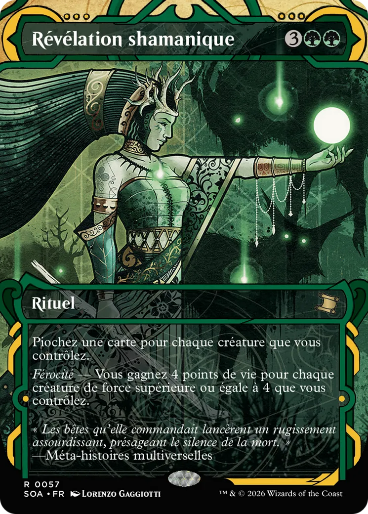 Révélation shamanique — Secrets of Strixhaven Mystical Archive — Magic: The Gathering