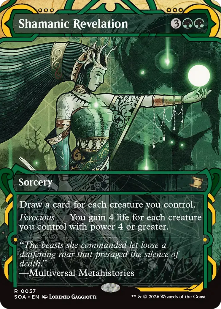 Shamanic Revelation — Secrets of Strixhaven Mystical Archive — Magic: The Gathering