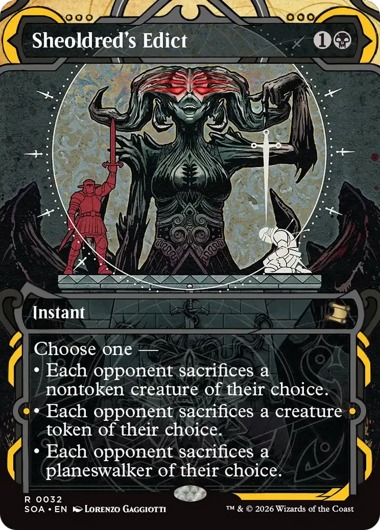 Édit de Sheoldred — Secrets of Strixhaven Mystical Archive — Magic: The Gathering