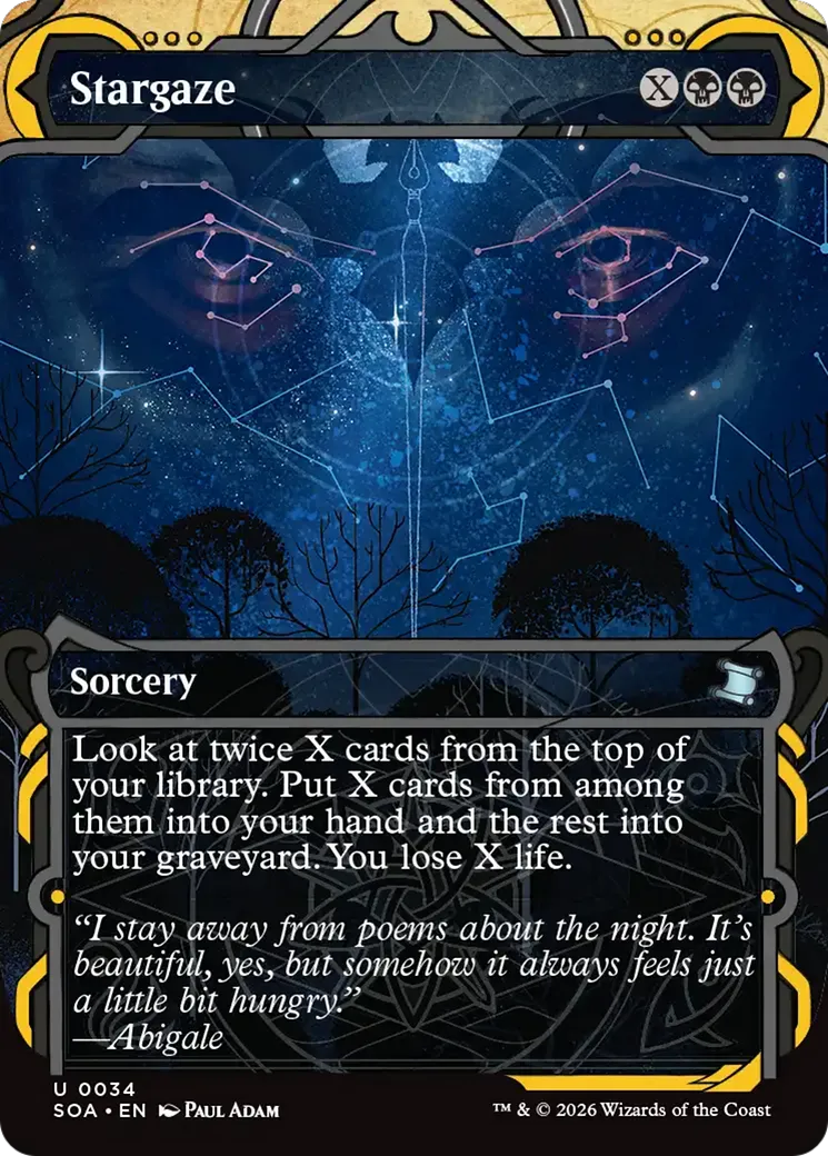 Regard plein d'étoiles — Secrets of Strixhaven Mystical Archive — Magic: The Gathering