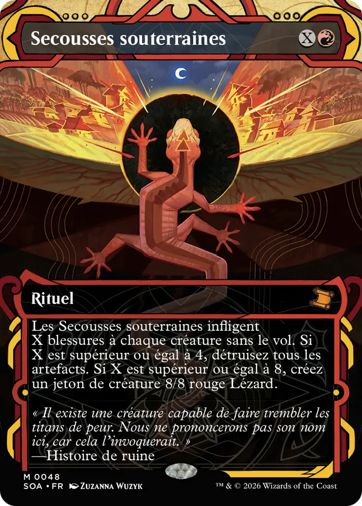 Secousses souterraines — Secrets of Strixhaven Mystical Archive — Magic: The Gathering