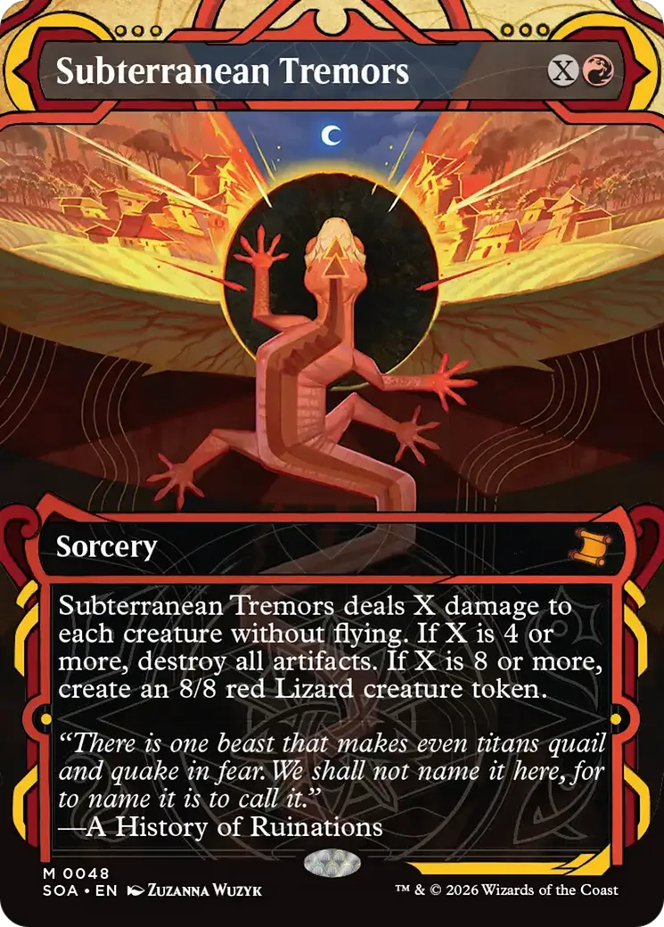 Subterranean Tremors from Secrets of Strixhaven Mystical Archive - Magic: The Gathering