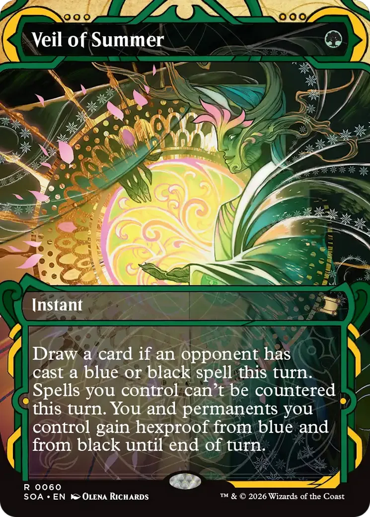 Veil of Summer — Secrets of Strixhaven Mystical Archive — Magic: The Gathering