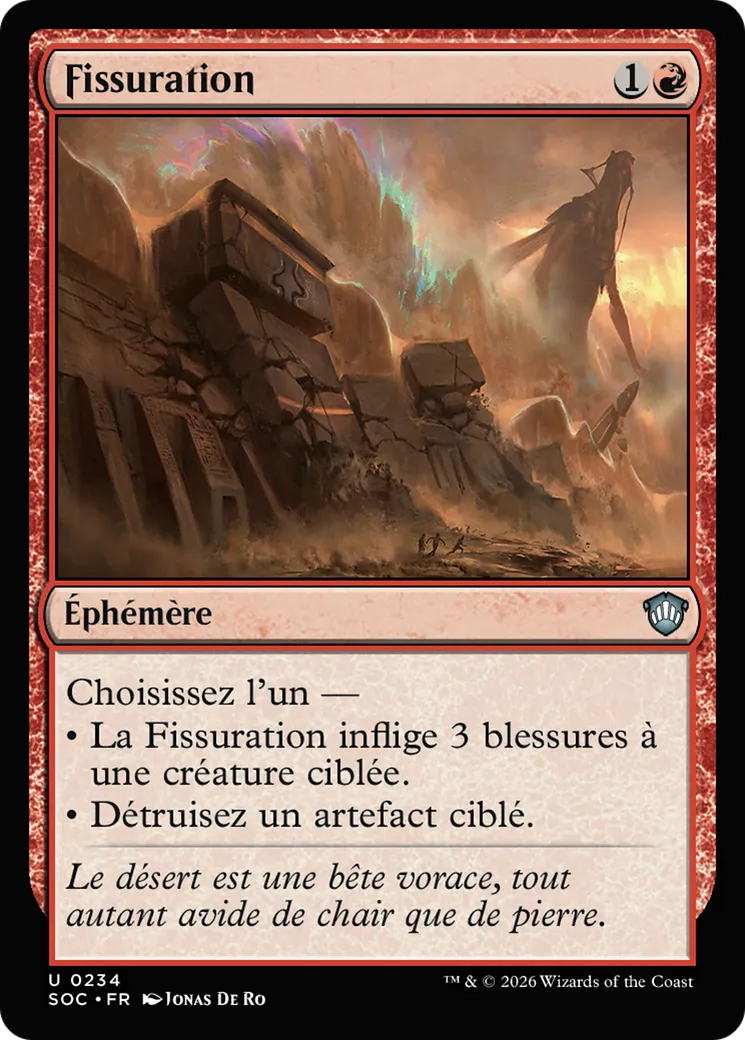 Fissuration — Secrets of Strixhaven Commander — Magic: The Gathering