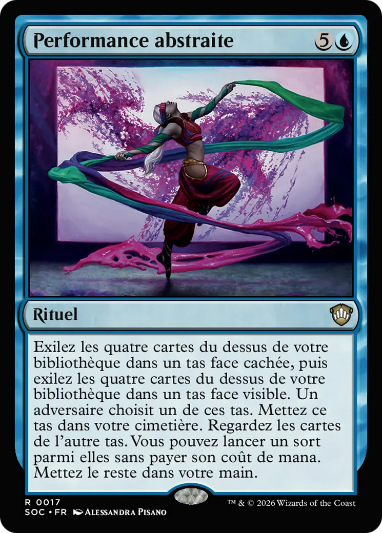 Performance abstraite — Secrets of Strixhaven Commander — Magic: The Gathering