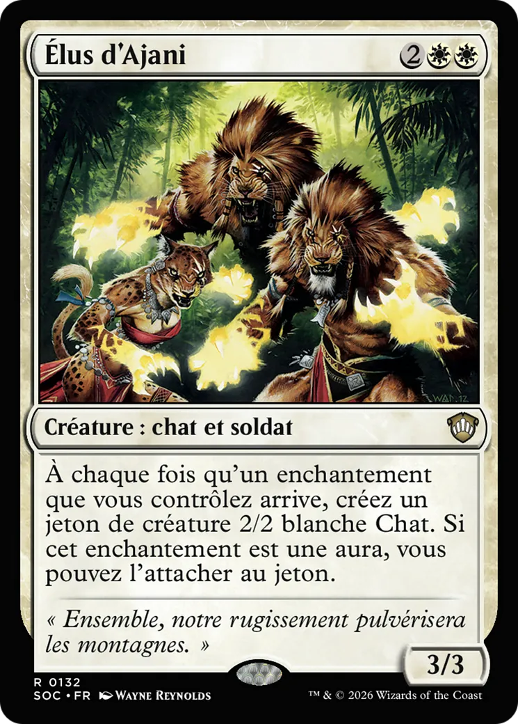Élus d'Ajani — Secrets of Strixhaven Commander — Magic: The Gathering