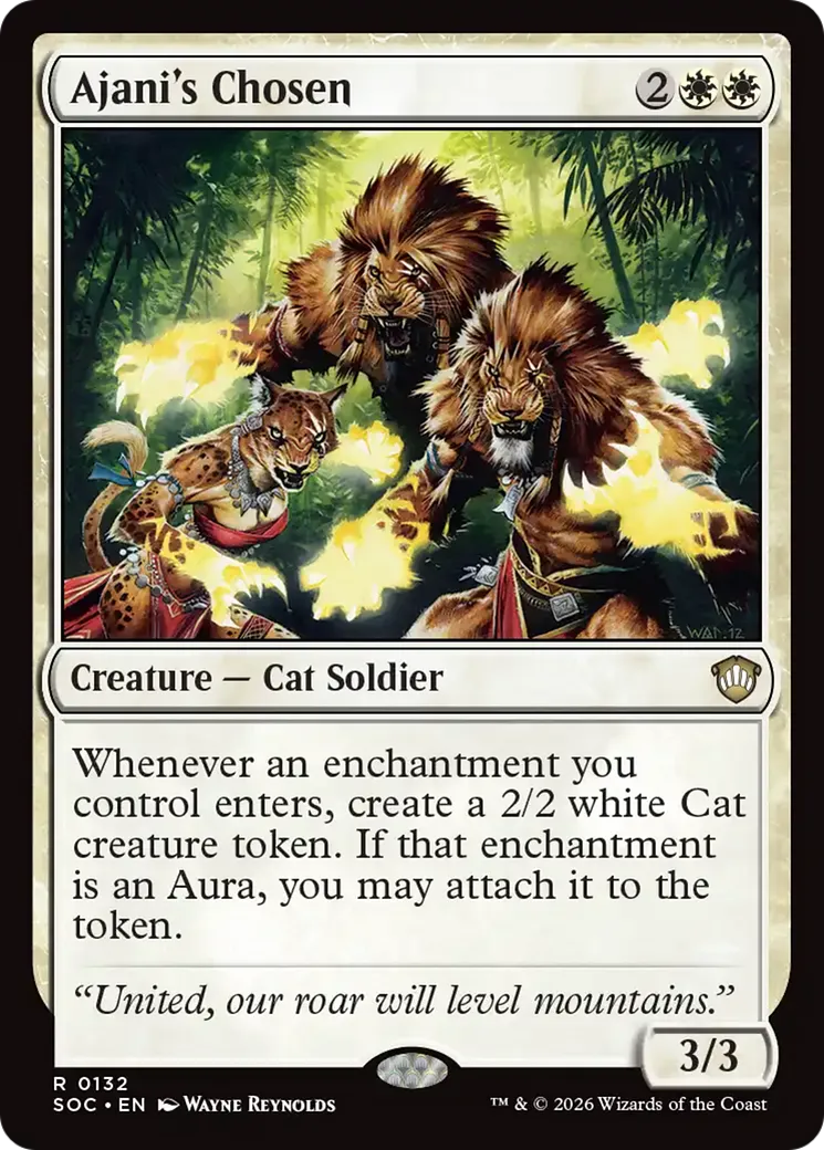 Ajani's Chosen — Secrets of Strixhaven Commander — Magic: The Gathering