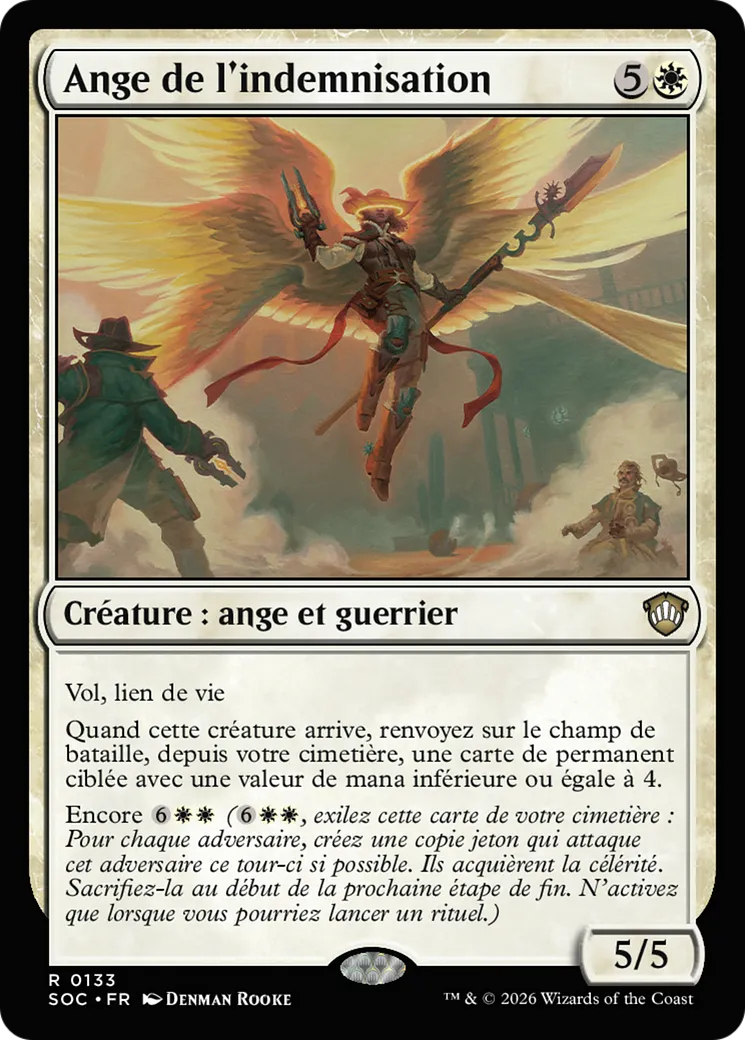 Ange de l'indemnisation — Secrets of Strixhaven Commander — Magic: The Gathering