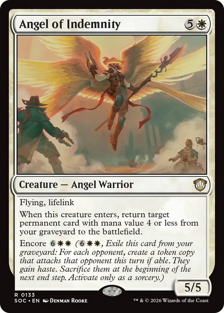 Ange de l'indemnisation — Secrets of Strixhaven Commander — Magic: The Gathering