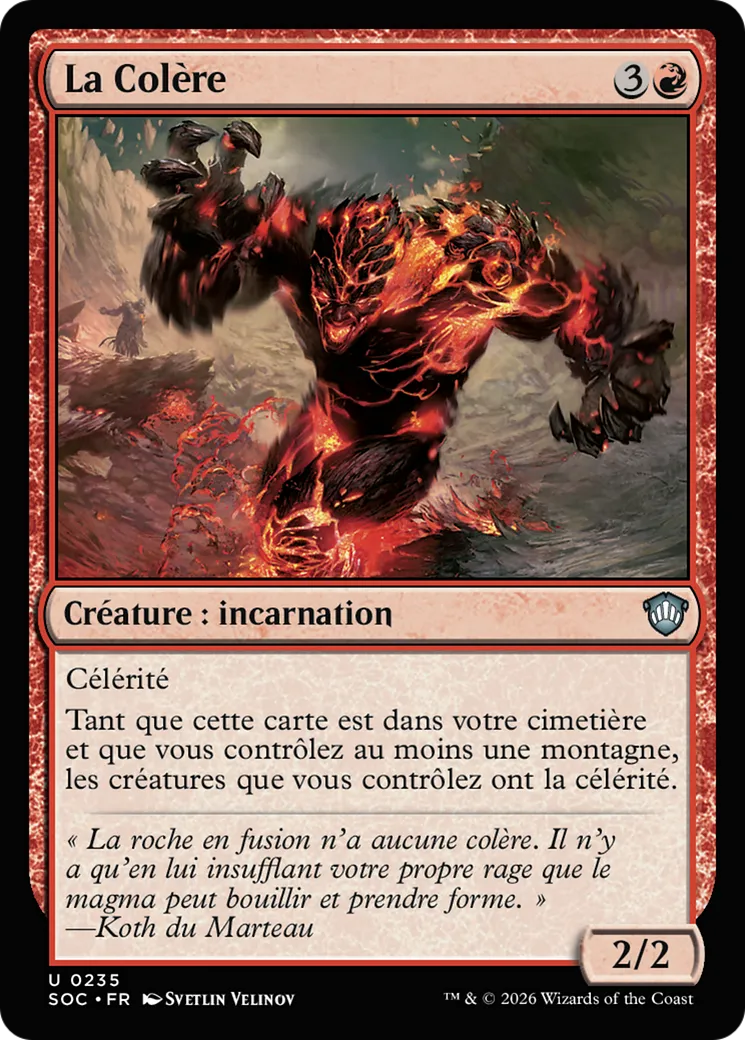 La Colère — Secrets of Strixhaven Commander — Magic: The Gathering