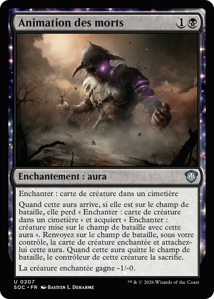 Animation des morts — Secrets of Strixhaven Commander — Magic: The Gathering