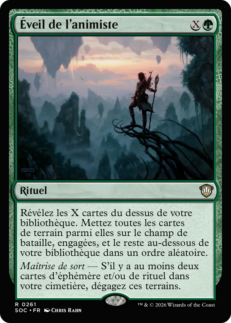 Éveil de l'animiste — Secrets of Strixhaven Commander — Magic: The Gathering