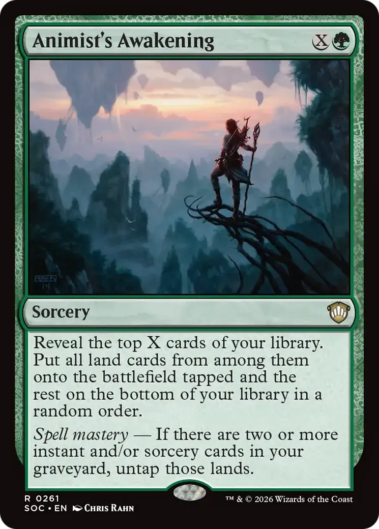 Animist's Awakening — Secrets of Strixhaven Commander — Magic: The Gathering