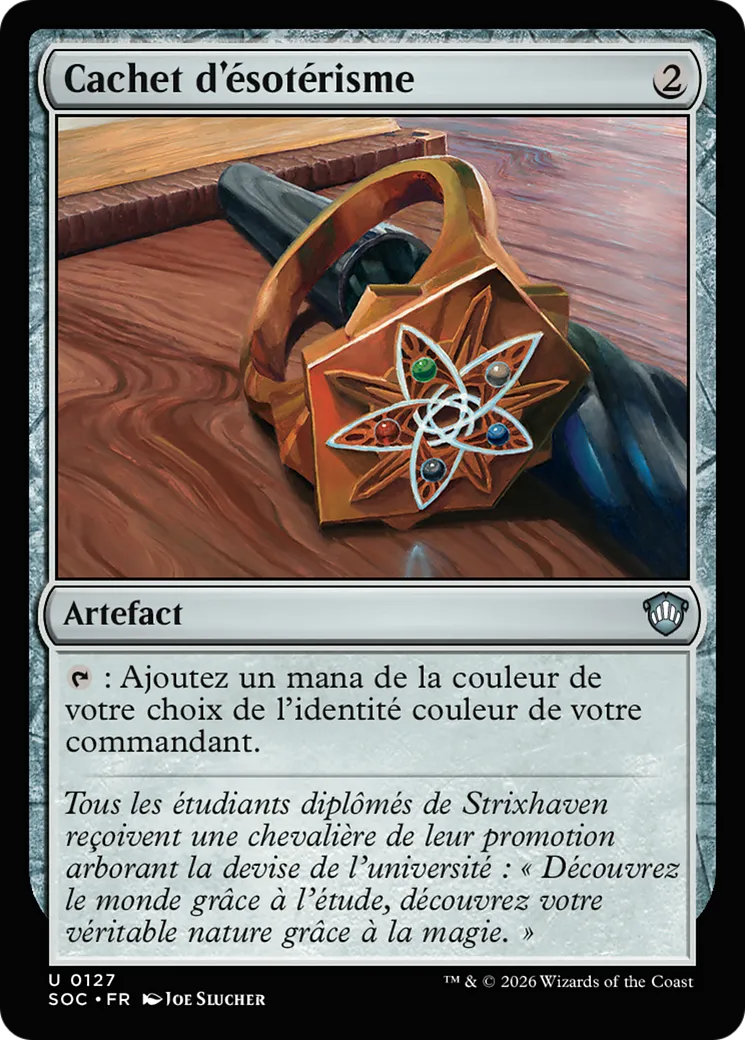 Cachet d'ésotérisme — Secrets of Strixhaven Commander — Magic: The Gathering