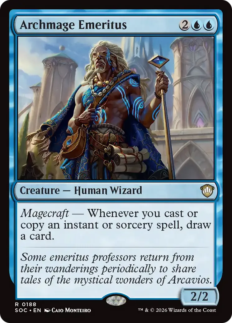Archmage Emeritus — Secrets of Strixhaven Commander — Magic: The Gathering