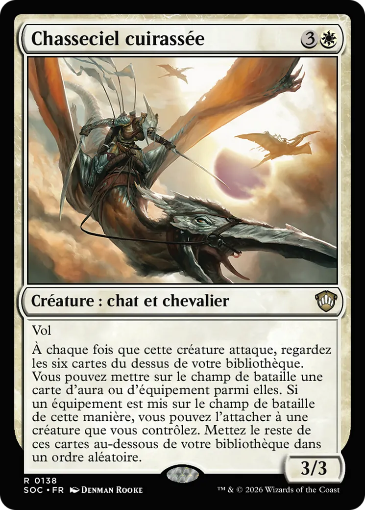 Chasseciel cuirassée — Secrets of Strixhaven Commander — Magic: The Gathering