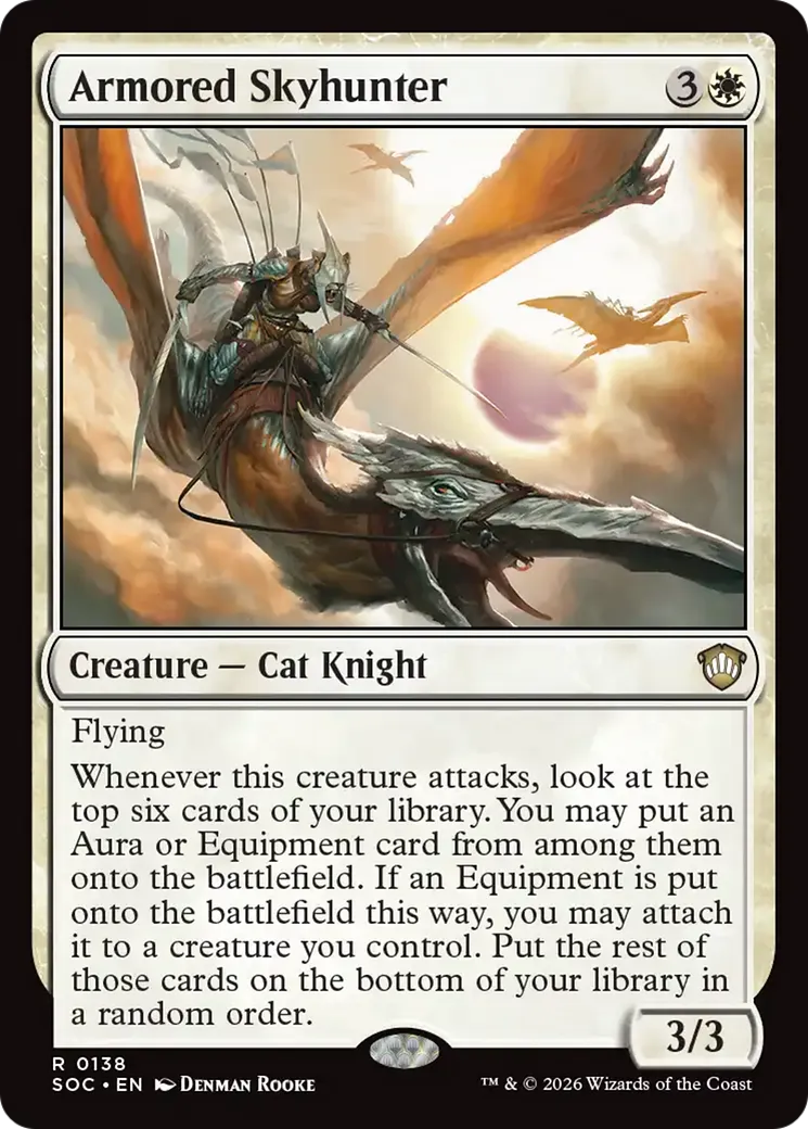 Chasseciel cuirassée — Secrets of Strixhaven Commander — Magic: The Gathering