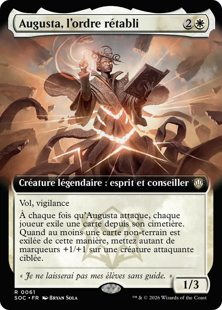 Augusta, l'ordre rétabli — Secrets of Strixhaven Commander — Magic: The Gathering