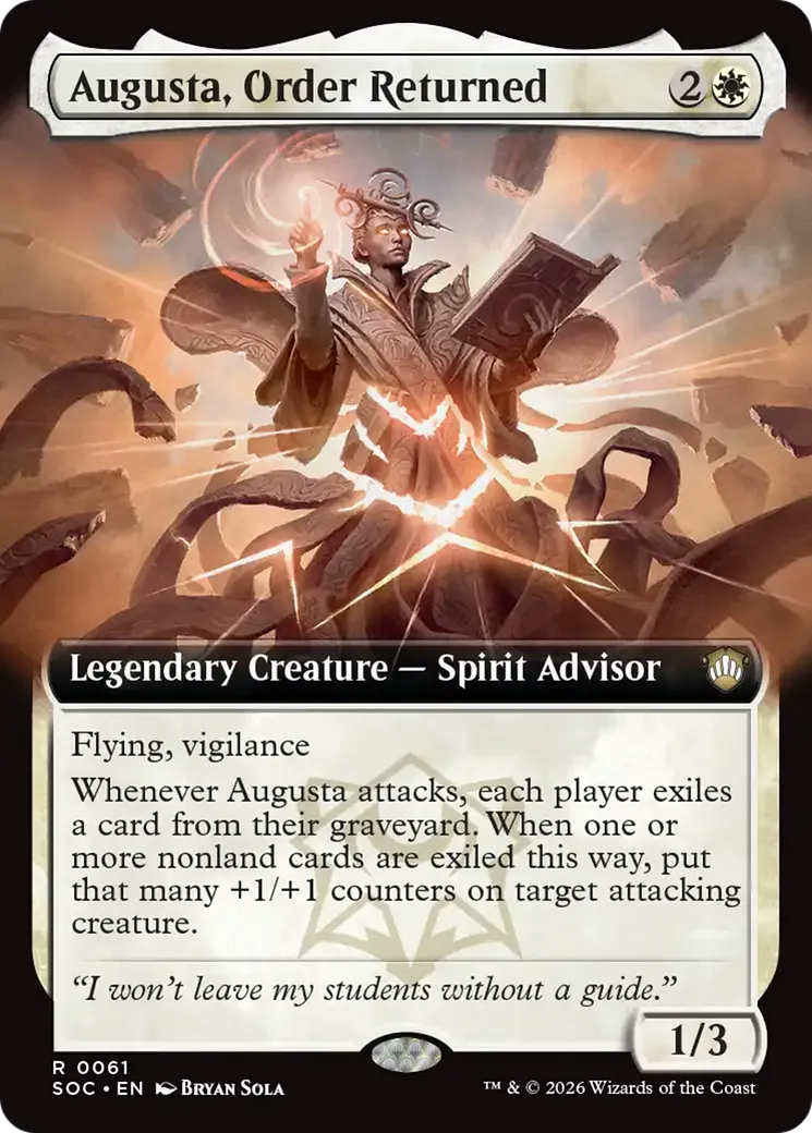 Augusta, Order Returned — Secrets of Strixhaven Commander — Magic: The Gathering