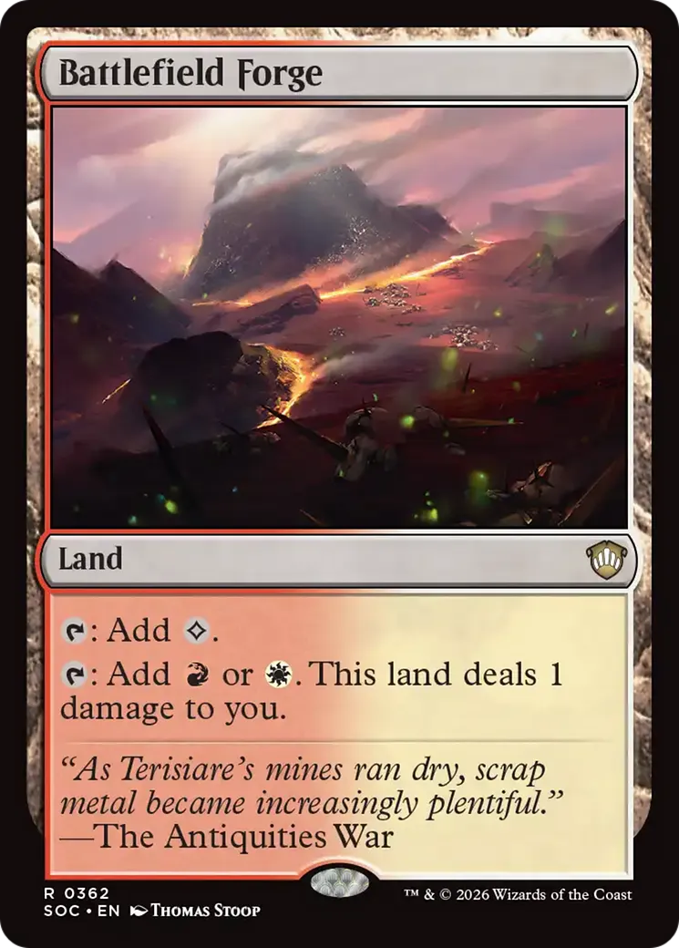 Battlefield Forge — Secrets of Strixhaven Commander — Magic: The Gathering