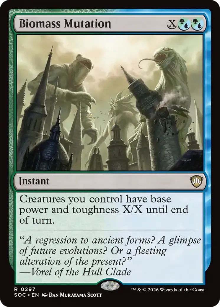 Mutation de biomasse — Secrets of Strixhaven Commander — Magic: The Gathering