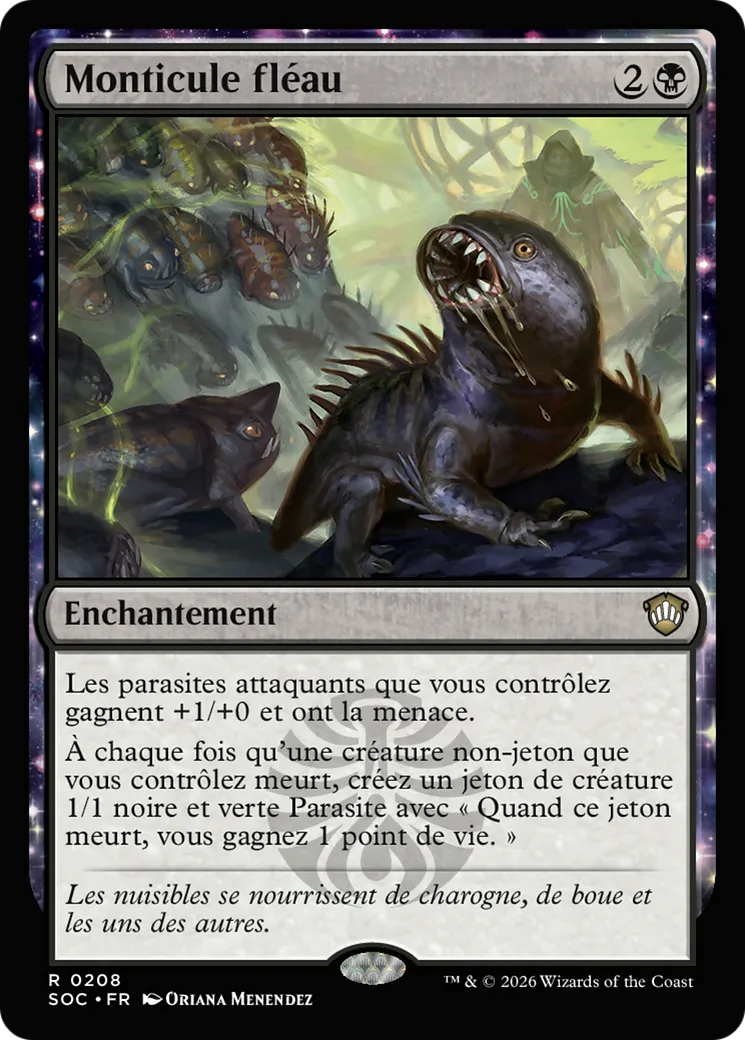 Monticule fléau — Secrets of Strixhaven Commander — Magic: The Gathering