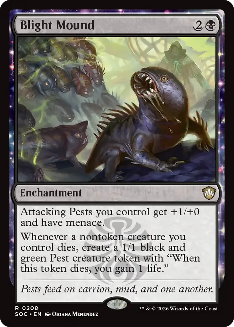 Blight Mound — Secrets of Strixhaven Commander — Magic: The Gathering