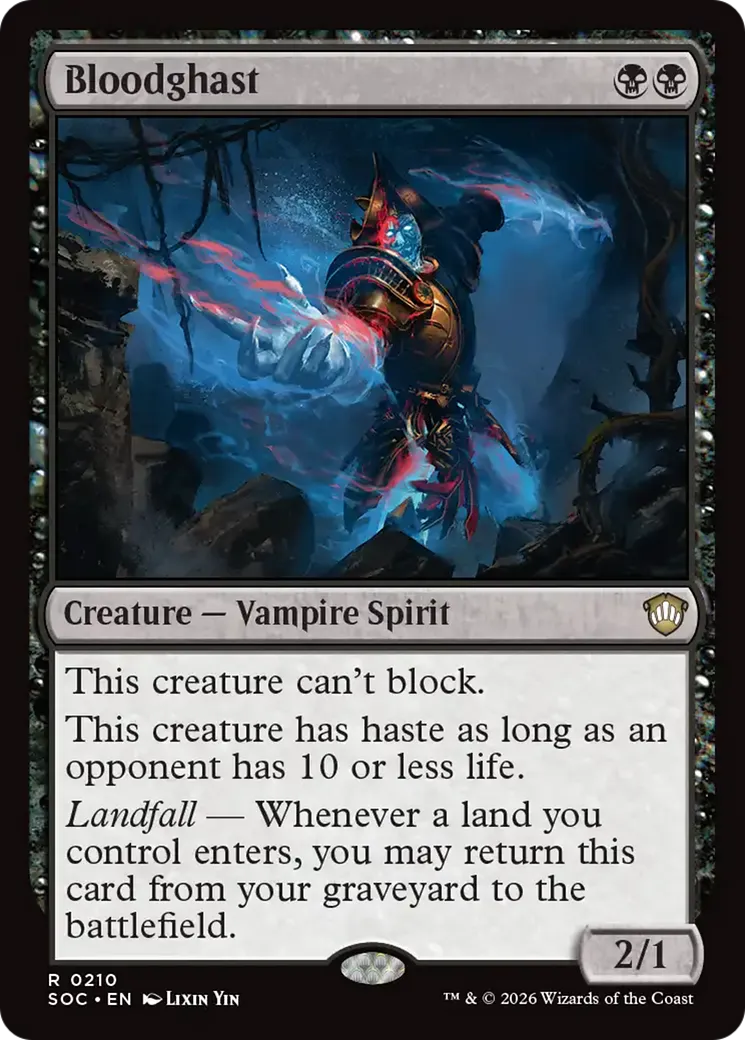 Bloodghast — Secrets of Strixhaven Commander — Magic: The Gathering