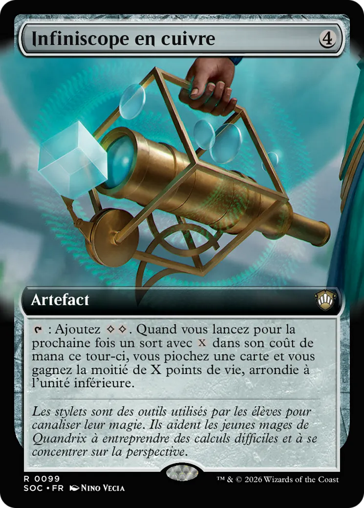 Infiniscope en cuivre — Secrets of Strixhaven Commander — Magic: The Gathering