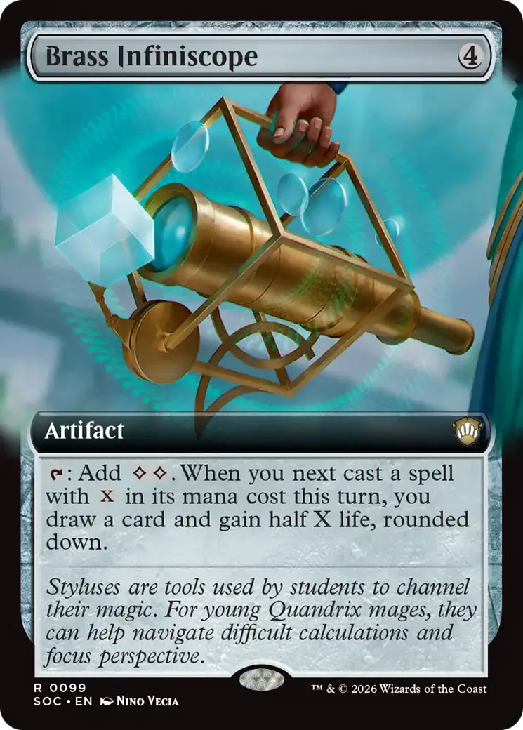 Brass Infiniscope — Secrets of Strixhaven Commander — Magic: The Gathering