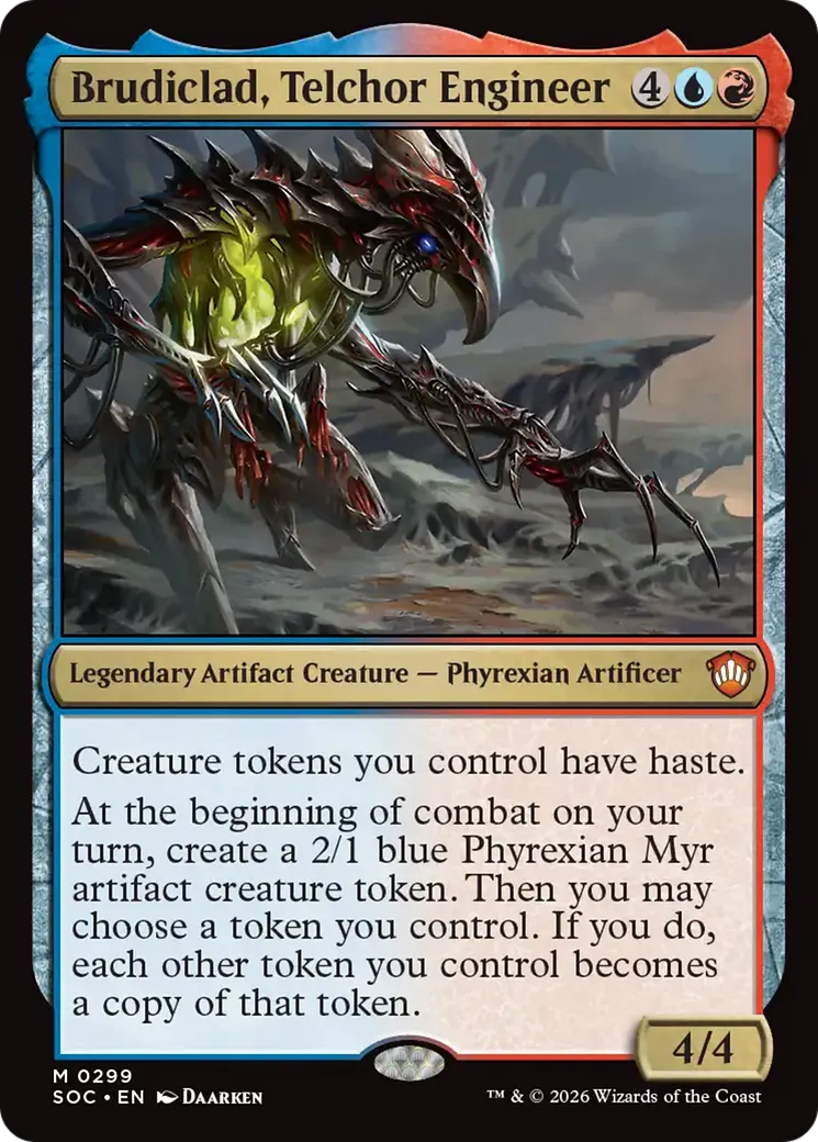 Brudiclad, Telchor Engineer — Secrets of Strixhaven Commander — Magic: The Gathering