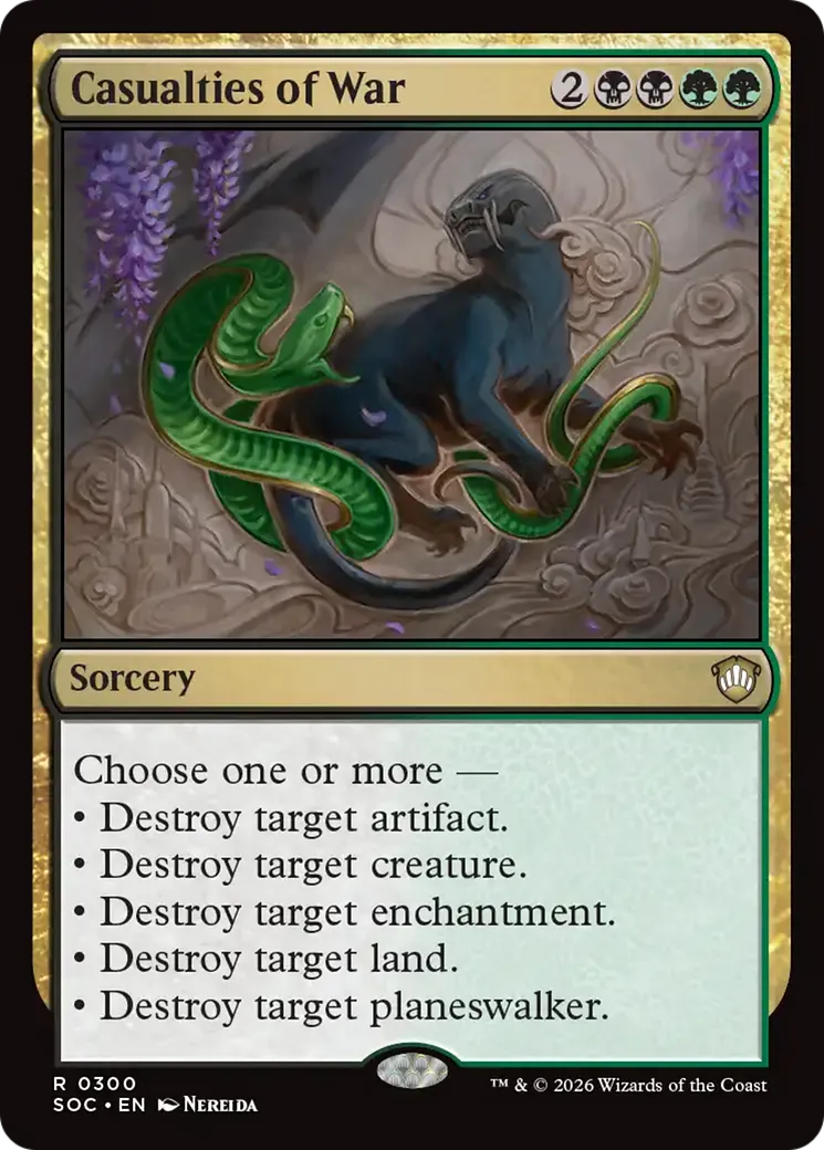 Casualties of War — Secrets of Strixhaven Commander — Magic: The Gathering