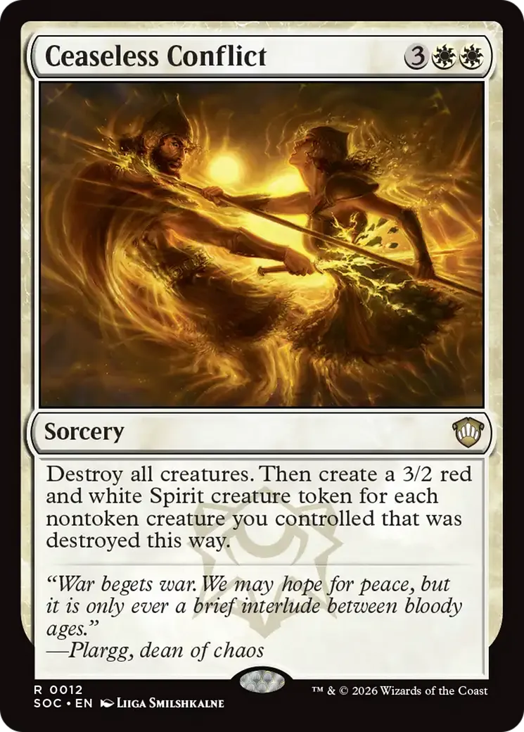 Ceaseless Conflict — Secrets of Strixhaven Commander — Magic: The Gathering