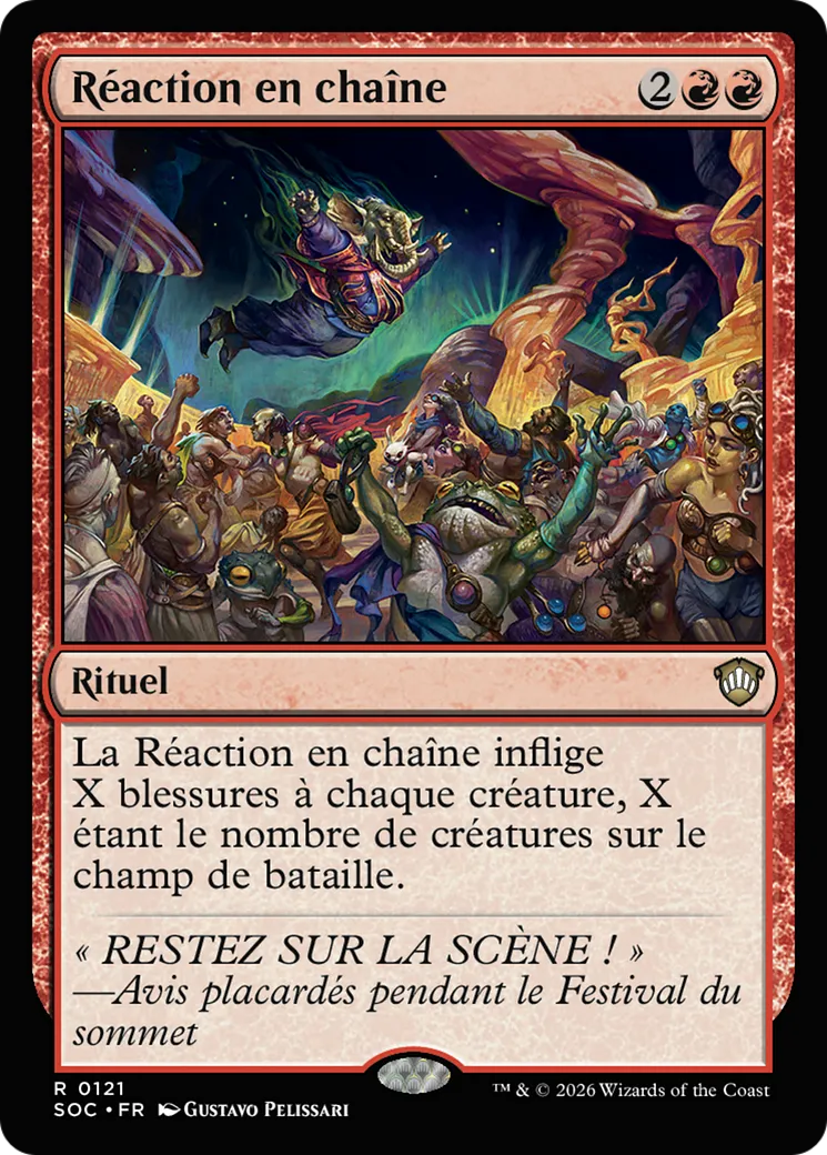 Réaction en chaîne — Secrets of Strixhaven Commander — Magic: The Gathering