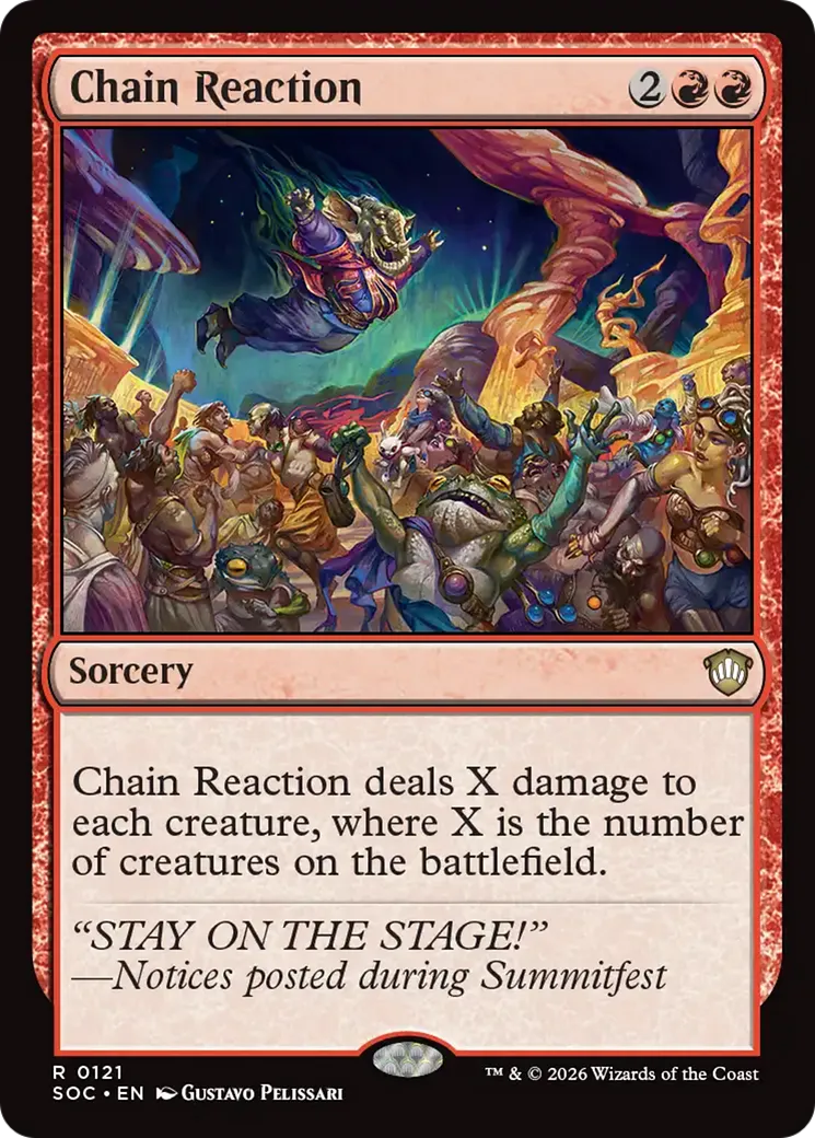 Chain Reaction — Secrets of Strixhaven Commander — Magic: The Gathering