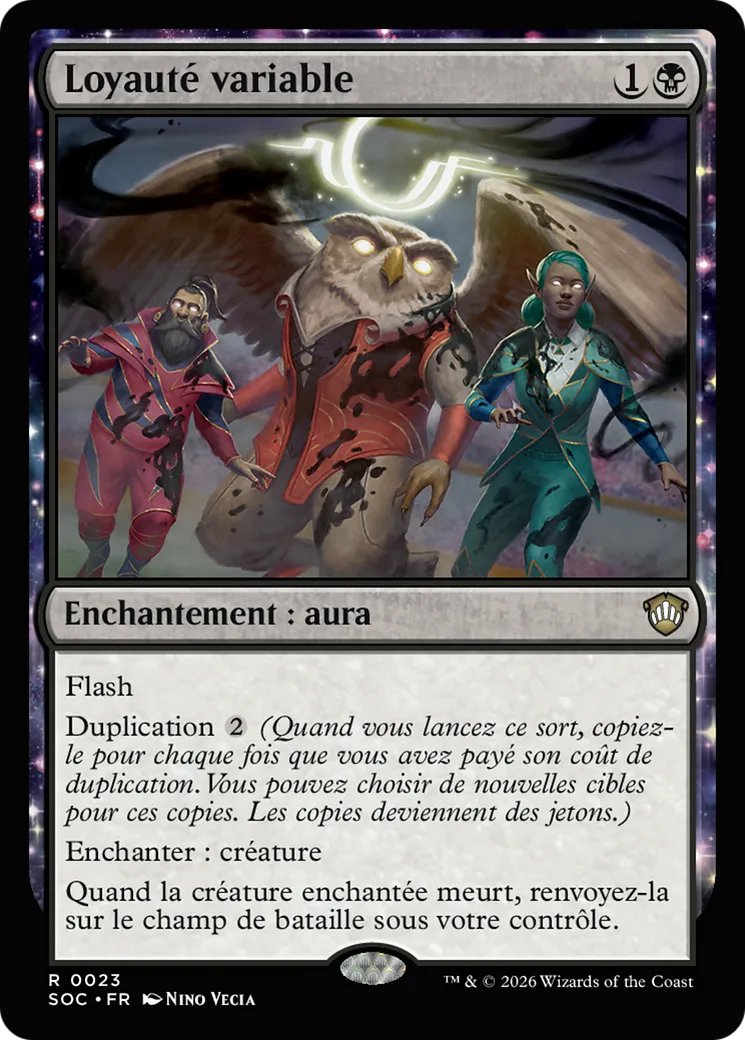 Loyauté variable — Secrets of Strixhaven Commander — Magic: The Gathering