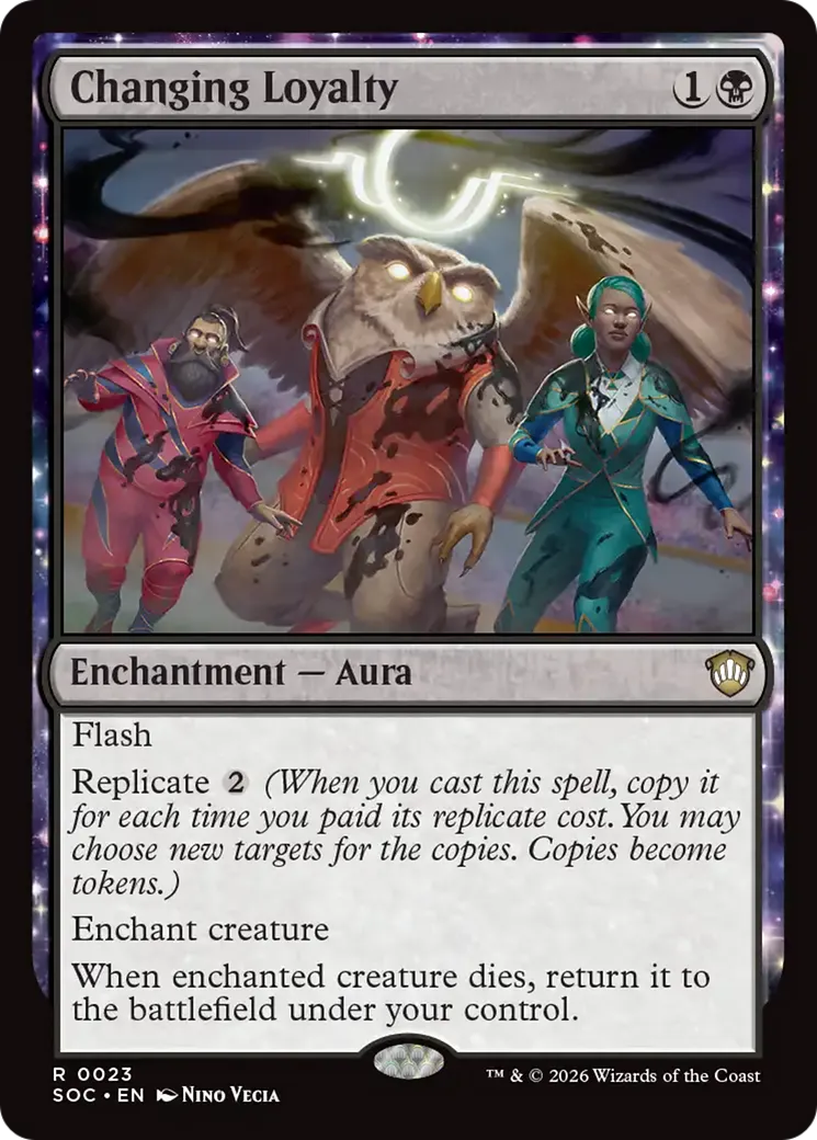 Changing Loyalty — Secrets of Strixhaven Commander — Magic: The Gathering