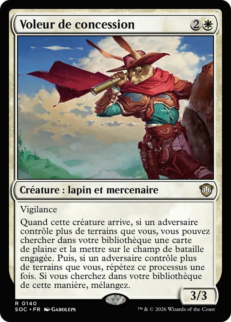 Voleur de concession — Secrets of Strixhaven Commander — Magic: The Gathering