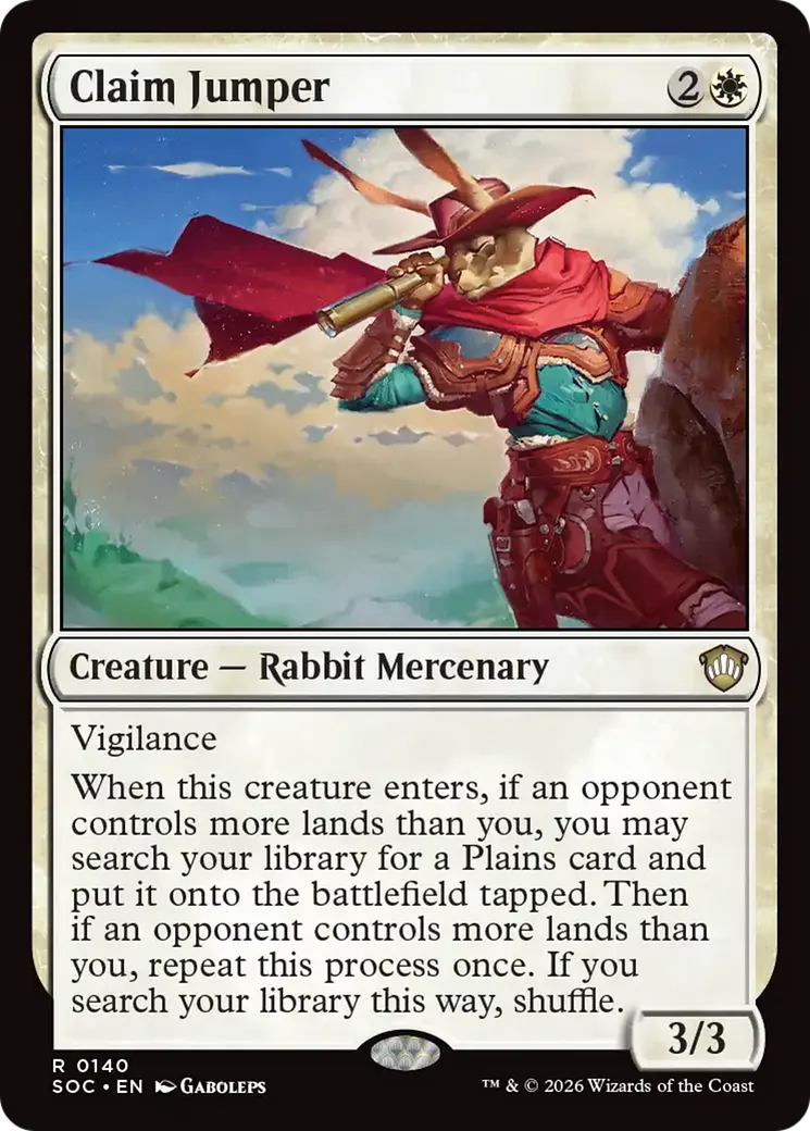 Claim Jumper — Secrets of Strixhaven Commander — Magic: The Gathering