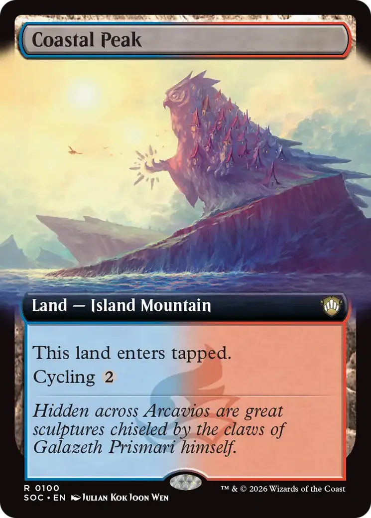 Coastal Peak — Secrets of Strixhaven Commander — Magic: The Gathering