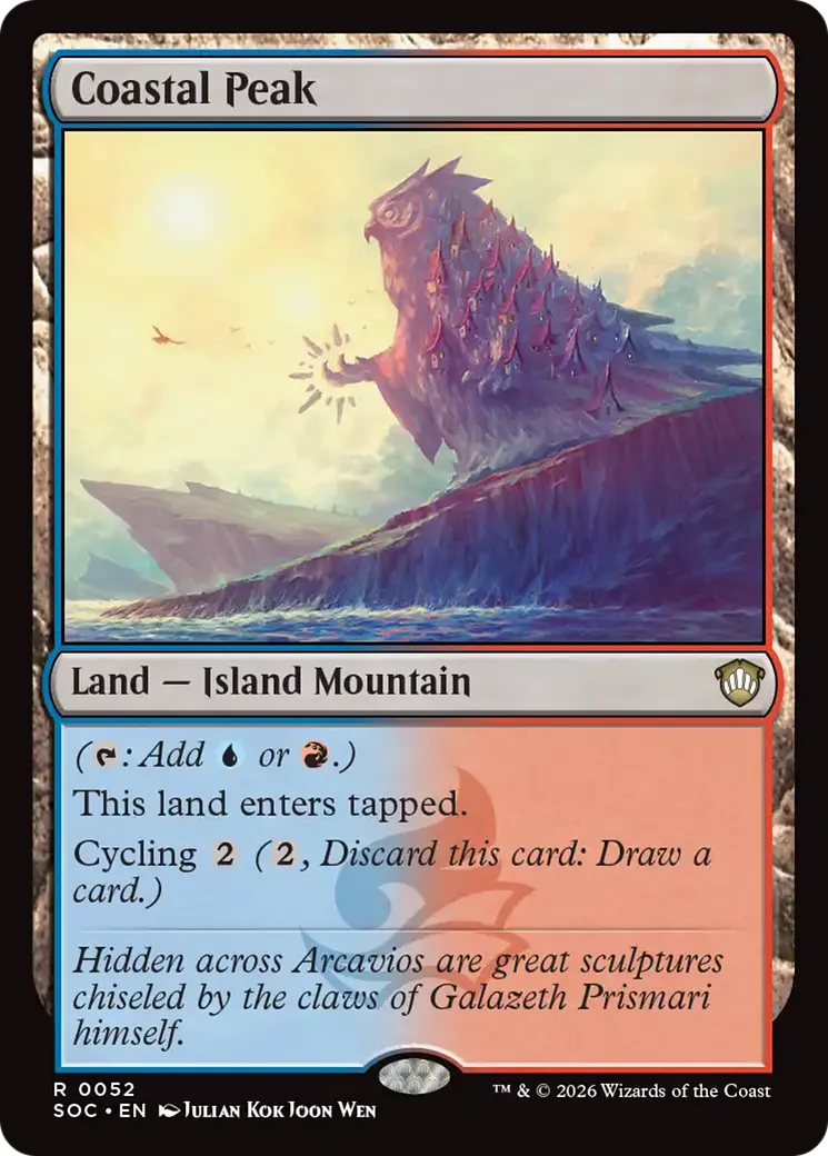 Coastal Peak — Secrets of Strixhaven Commander — Magic: The Gathering