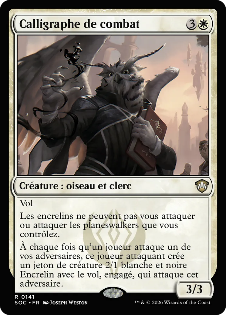 Calligraphe de combat — Secrets of Strixhaven Commander — Magic: The Gathering