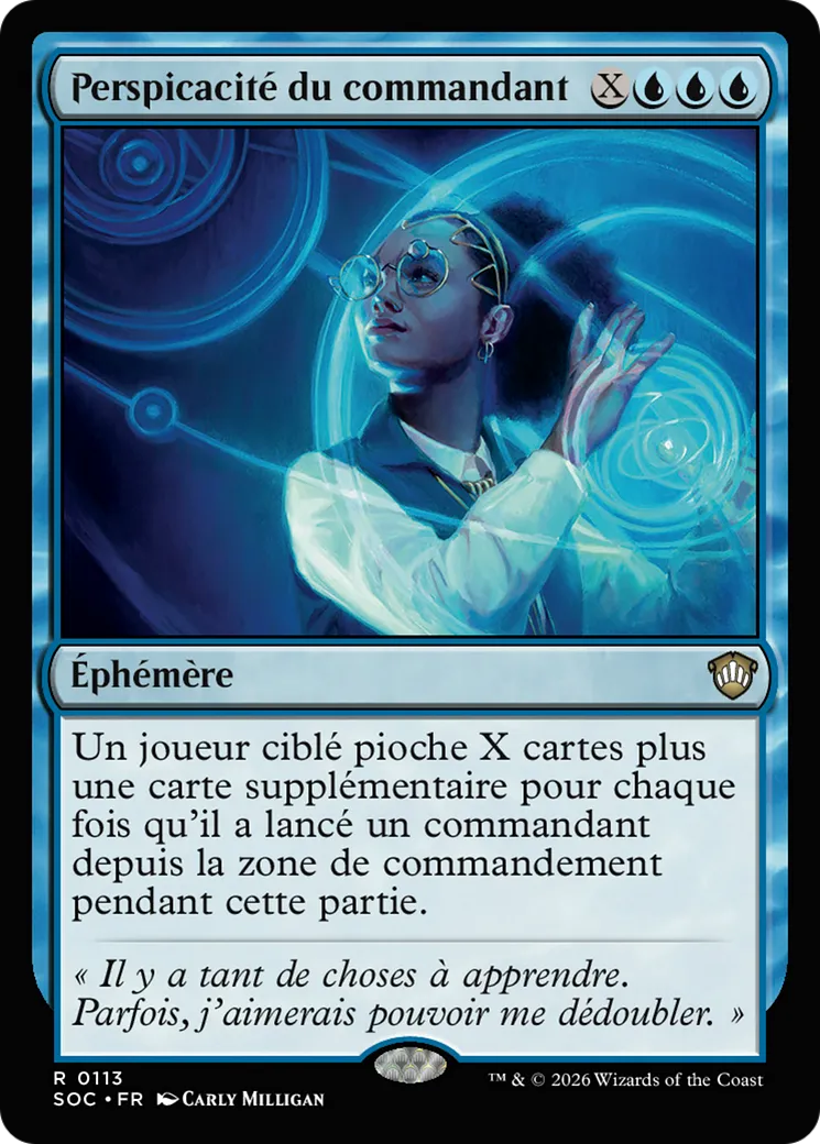 Perspicacité du commandant — Secrets of Strixhaven Commander — Magic: The Gathering