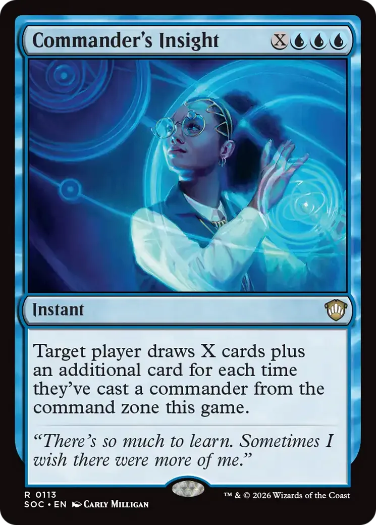 Perspicacité du commandant — Secrets of Strixhaven Commander — Magic: The Gathering