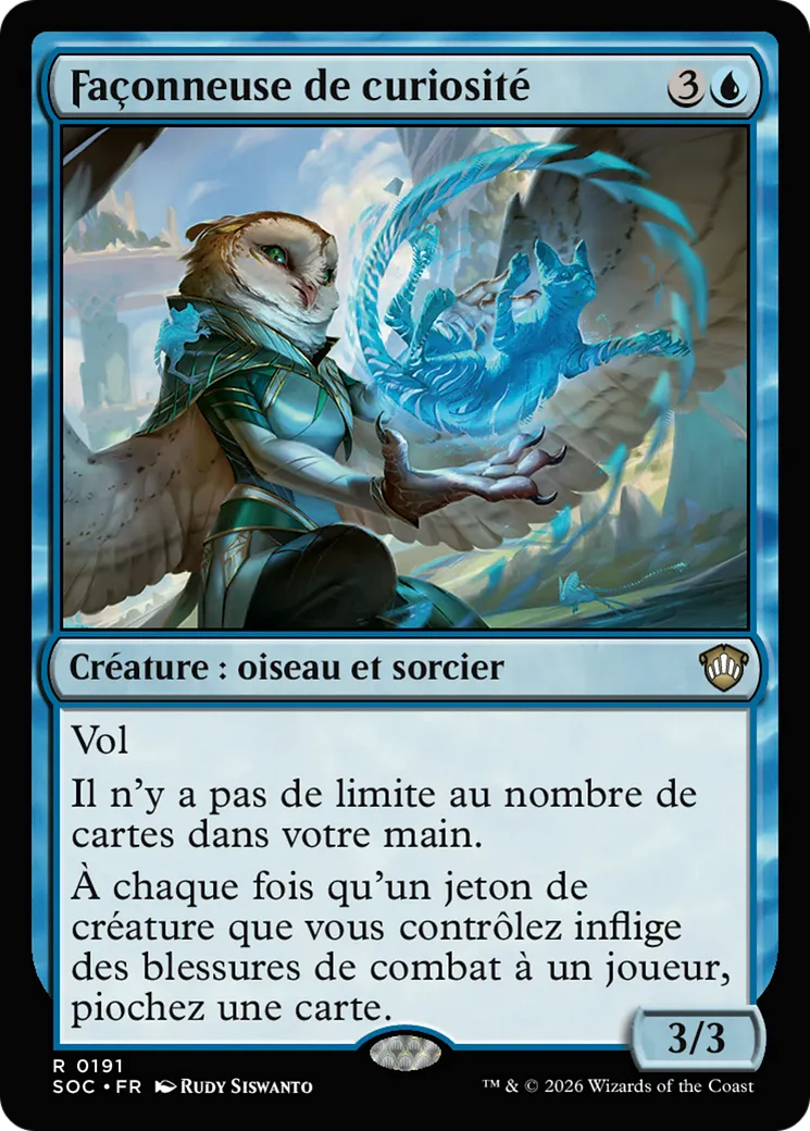Façonneuse de curiosité — Secrets of Strixhaven Commander — Magic: The Gathering