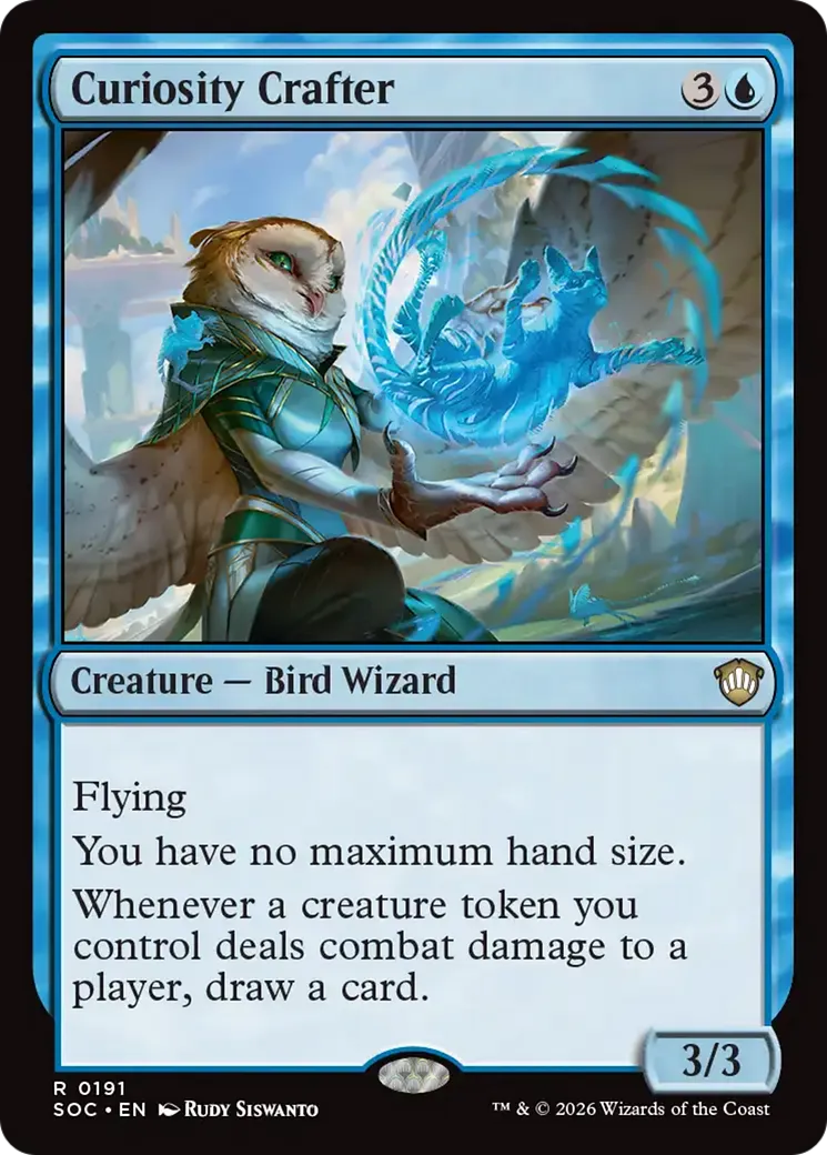 Curiosity Crafter — Secrets of Strixhaven Commander — Magic: The Gathering