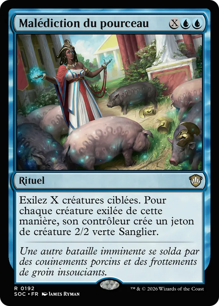 Malédiction du pourceau — Secrets of Strixhaven Commander — Magic: The Gathering